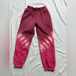 art class Kids Magenta Tie-Dye Joggers